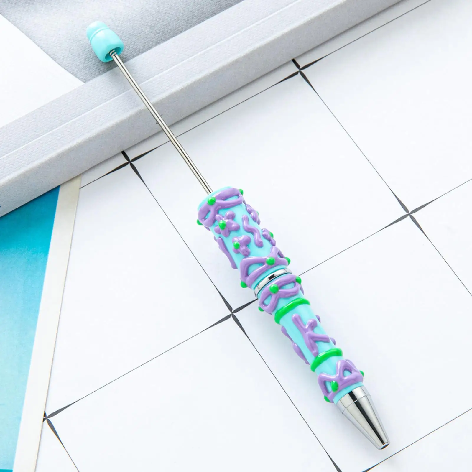 Ручка из бисера, шариковая ручка из бисера, принадлежности для изготовления ювелирных изделий, школьные канцелярские принадлежности для учителей, студентов, рукоделие, рисования