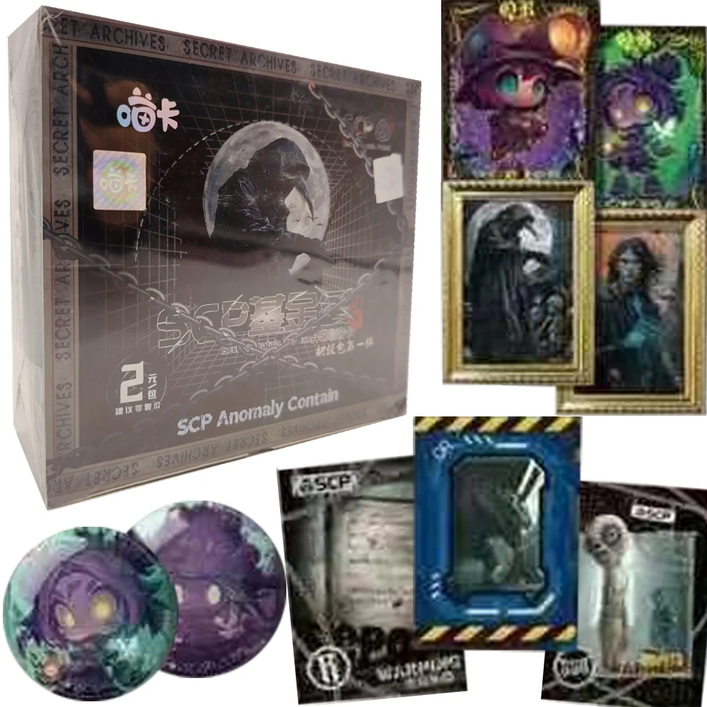 

SCP Foundation Collection Cards for Friends Fantasy Horror Supernatural Creatures Abnormal Containment Cards Special Toys Gifts
