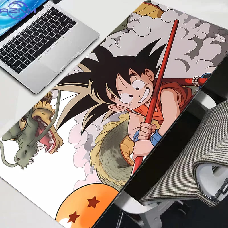 Mouse Pad Dragon Ball Son Goku Anime Gaming Accessories Varmilo Keyboard Desk Mat Gabinete Gamer Carpet Mousepad Mouse Mats