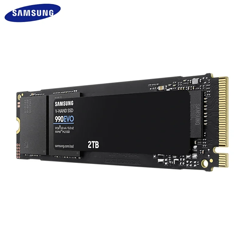 SAMSUNG 990 EVO SSD 1TB 2TB Read up to 5,000MB/s PCIe Gen 4x4 Gen 5x2 M.2 2280 Internal Solid State Drive For PC Computer Laptop