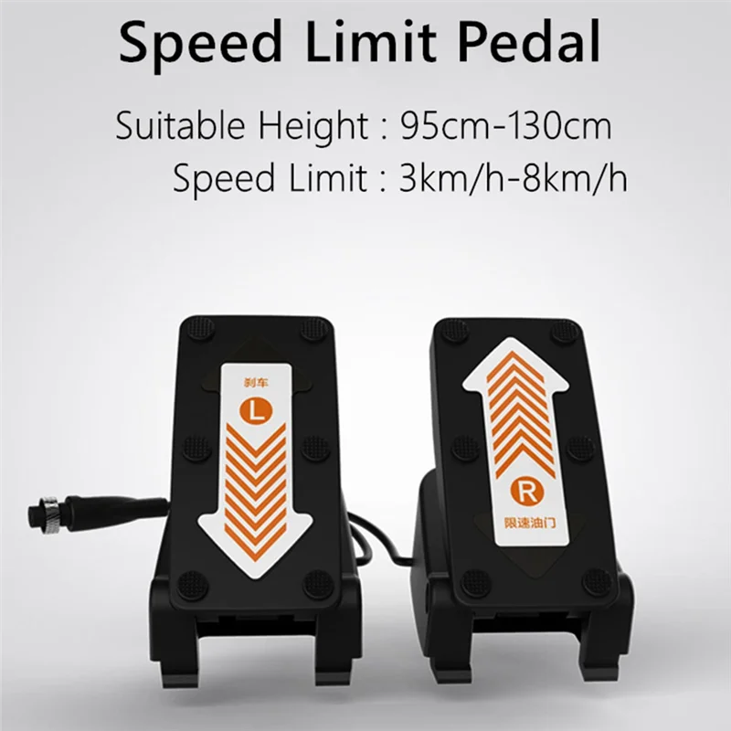 

A029-Child Speed Limit Throttle & Brake Pedal For Ninebot Gokart Kit Accelerator Brake Pedal For Gokart Pro Scooter Parts