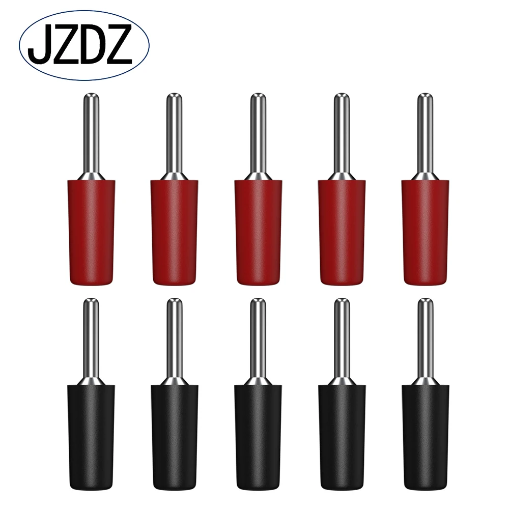 JZDZ 10 Pcs  2mm Banana Plug Welded Type Pure Copper Needle J.10001