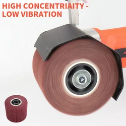 【Clearance Sale】1PCS 120x100x19mm Non-Woven Nylon Flap Brush Metal Nylon Wire Polish Brush Roller For Stainless Steel