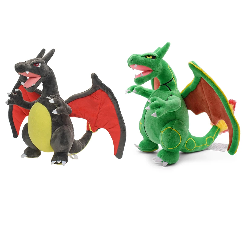 Shiny Gigantamax Mega Charizard Pokemon Plush Toys Fuse Charizard X Y Anime Stuffed Dolls Soft Dragon Plushies Christmas Gifts