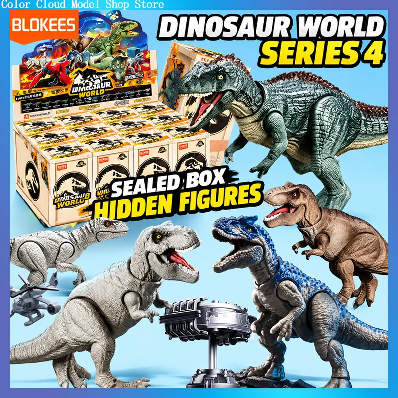 In Stock Blokees Jurassic Surprise Ver. Ts04 Giganotosaurus Tyrannosaurus Spinosaurus Indoraptor Pterosaur Assemble Model Toys