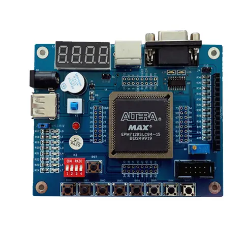 FPGA CPLD Development Board for Altera MAX7000S EPM7128, Learning Board with PS/2 and UART Serial Interface