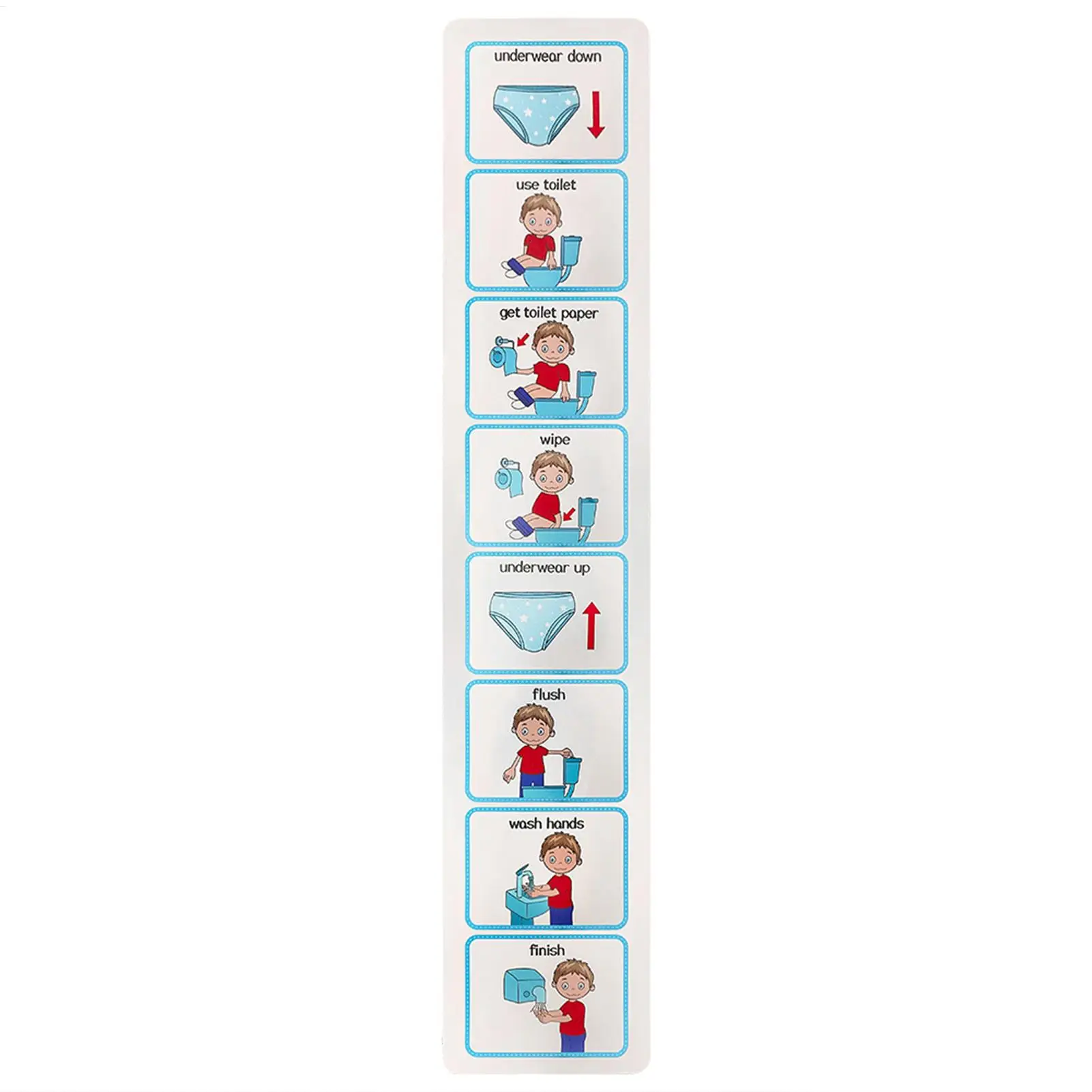Toilet Training Chart Life Skills Toilet Training Visual Planner Teach Your Child To Use The Toilet Kids Toilet Learning Guide ﻿