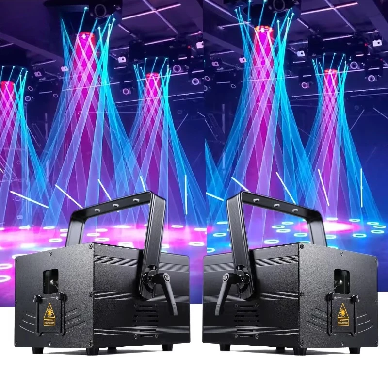 Sky 3W Rgb 3d animation beam of light wedding stage Dj disco nightclub party