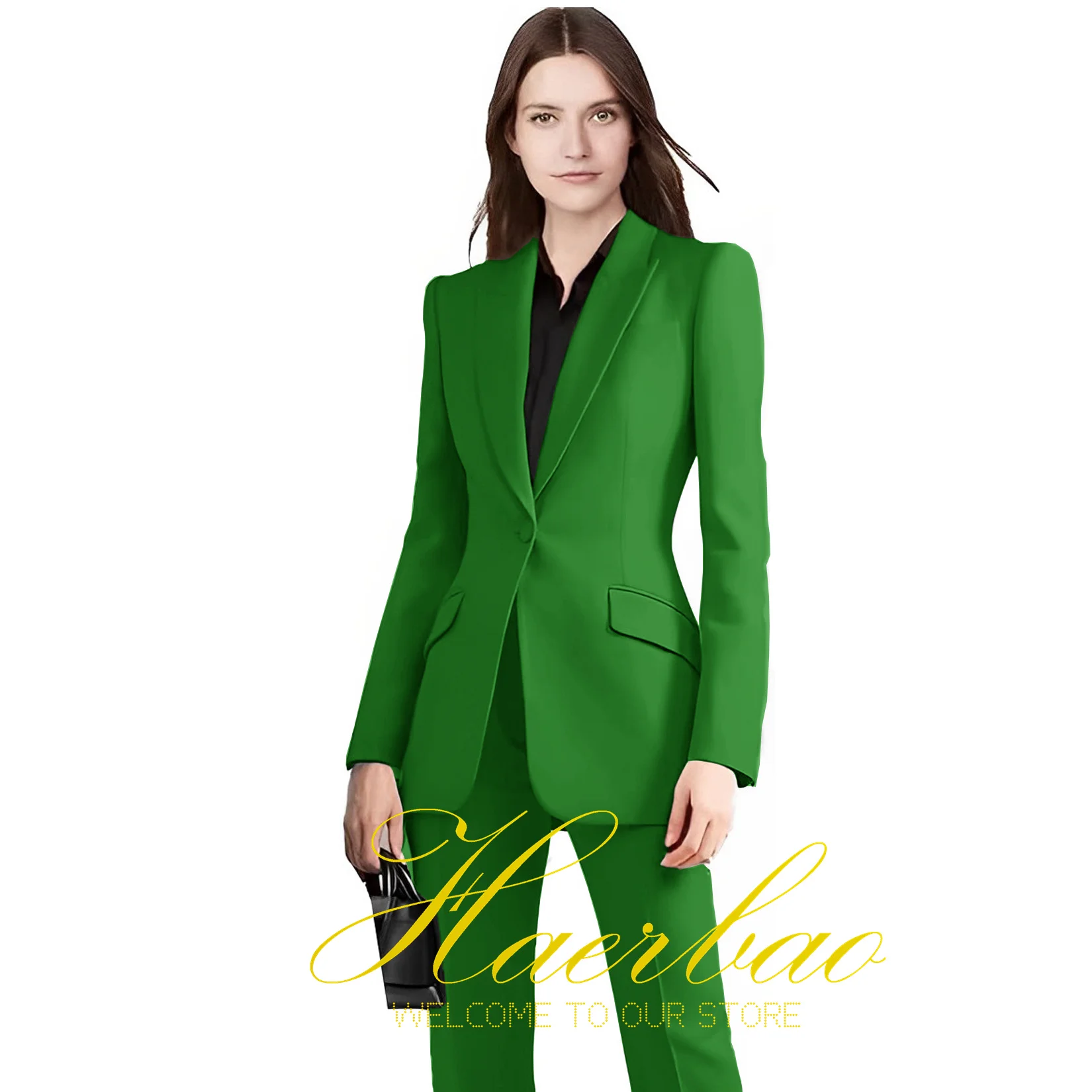 Fashion Women’s Suit Business Women Blazer Pant Set Office Lady Suit 2 Pieces Set