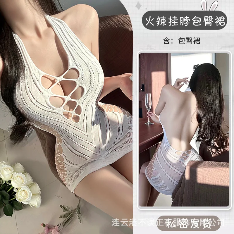 Vestido bodycon jovem mulher manga alargada braço alargado expanso estendido esticado espalhar ampliado estilo amplificado