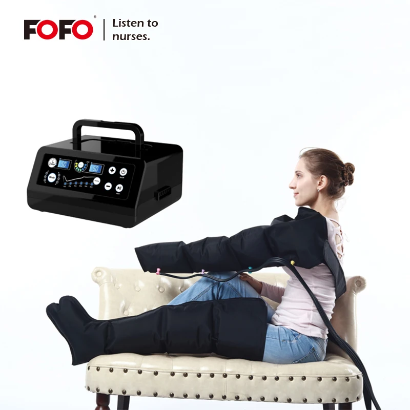 Fofo Portable Leg Foot Massager Timing Control Compression Therapy System for Body Waist Recovery Boots-Eco-friendly 1 Year