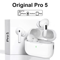 Original Pro 5 TWS Max Wireless Bluetooth Earphones Sport Earbuds  In Ear Noise Cancelling Headset For Apple iPhone Headphone