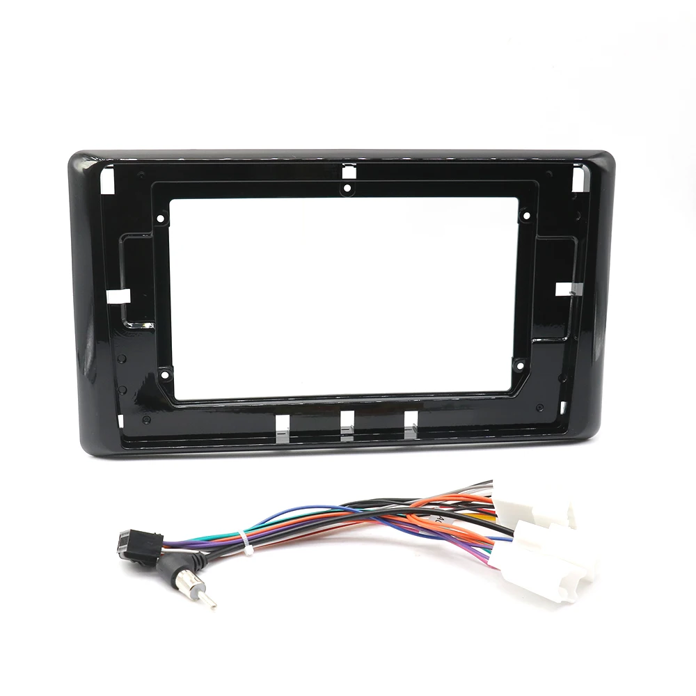 Car Interior Dashboard Accessories DVD Stereo Radio Frame Adaptar Fascia Panel 10 Inch for Toyota Raize 2021 Car Radio Panel