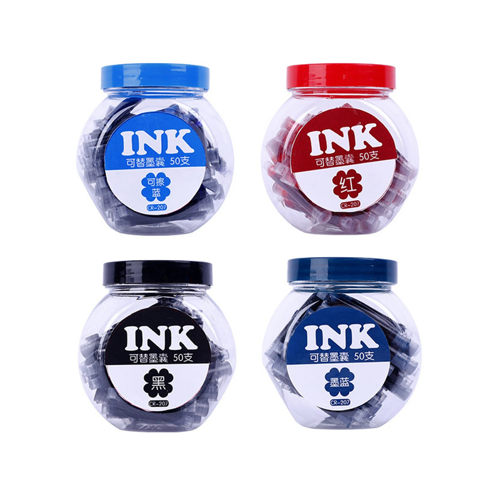50pcs Universal Ink  3.4mm Simple Use and Convenient Replacement for Pens Replacement Use