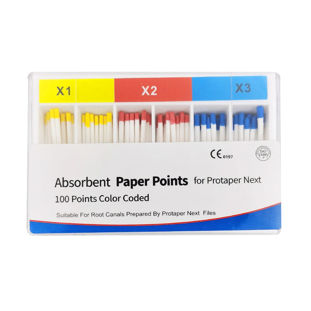 Pro הבא taper שיניים סופג נקודות נייר x1 x2 x3 x4 x5 נייר שורש שורש שיניים תעלת