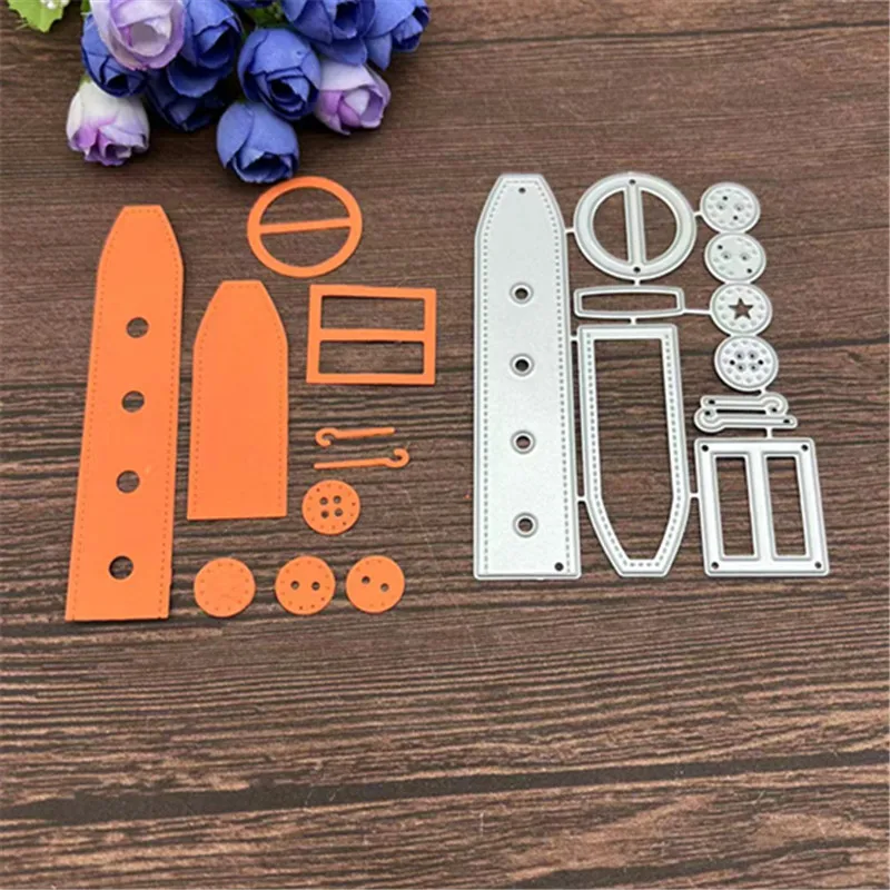 Belt and Buckle diy Metal Cutting Dies Stencils For DIY Scrapbooking Decorative Embossing Handcraft Template