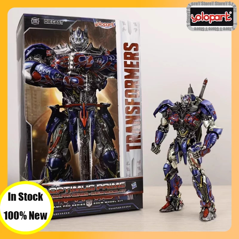 New YOLOPARK Transformation The Last Knight AMK PRO Series Optimus Prime Action Figure Collection model Custom Gifts Toys