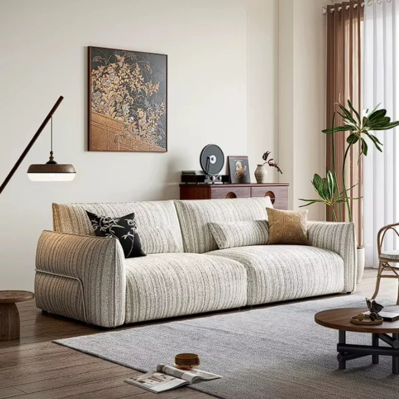 Modern home furniture, high-quality textured chenille removable sets, modern straight sofas, suitable for living rooms