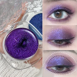 Brighten Shimmer Eyeshadow Highlighter Monochrome Pearlescent Glitter Eye Makeup Pigment Power Shiny Korean Eye Shadow Cosmetics