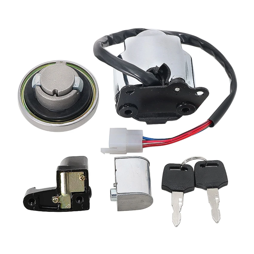 35010-MZ5-000 50710-086-007 Ignition Key Switch Fuel Gas Cap Seat Lock Kit For Honda VF750C VF750C2 Magna VT750C Shadow Aero