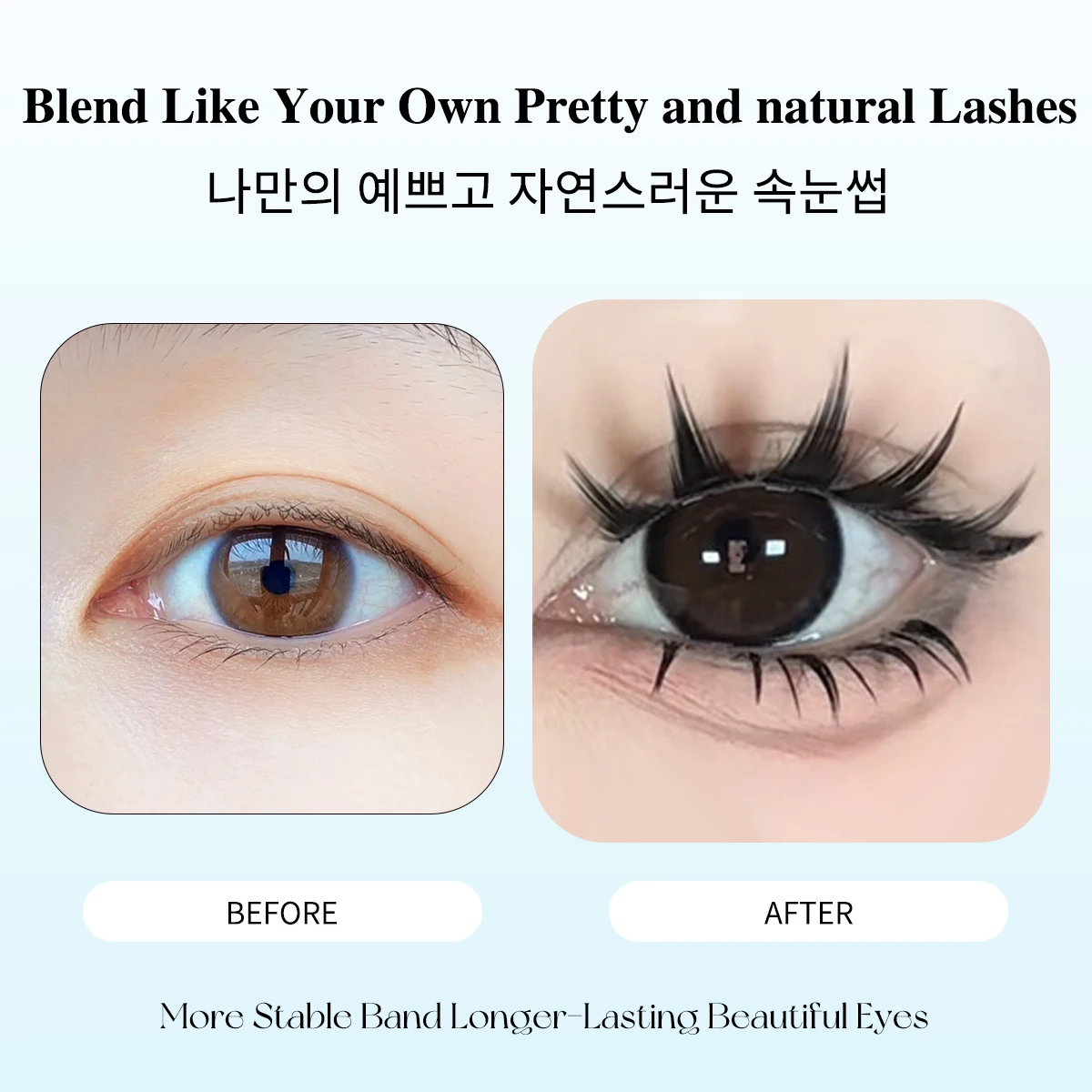 5 أزواج من رموش المانغا الناعمة الطبيعية الطويلة الرموش الصناعية أنيمي Wispy قطاع جلدة لمظهر ماكياج العين الدمية الكورية