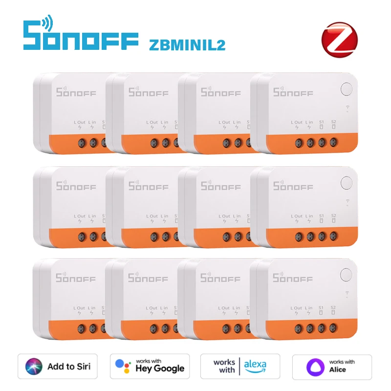 Sonoff ZBMini L2 Zigbee Mini Switch NO Neutral Wire Required Zigbee 3.0 Smart Switch Via eWelink Zigbee Bridge Alexa google home