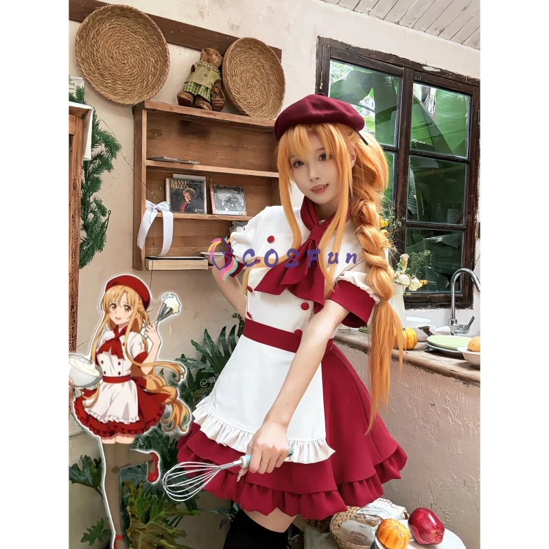 

Аниме Sword Art Online Юки Асуна Косплей Десертный костюм Хэллоуин Карнавальный наряд для вечеринки для женщин COSFun