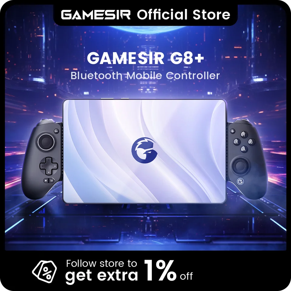 GameSir G8+ Bluetooth Gamepad Hall Effect Gaming Controller for