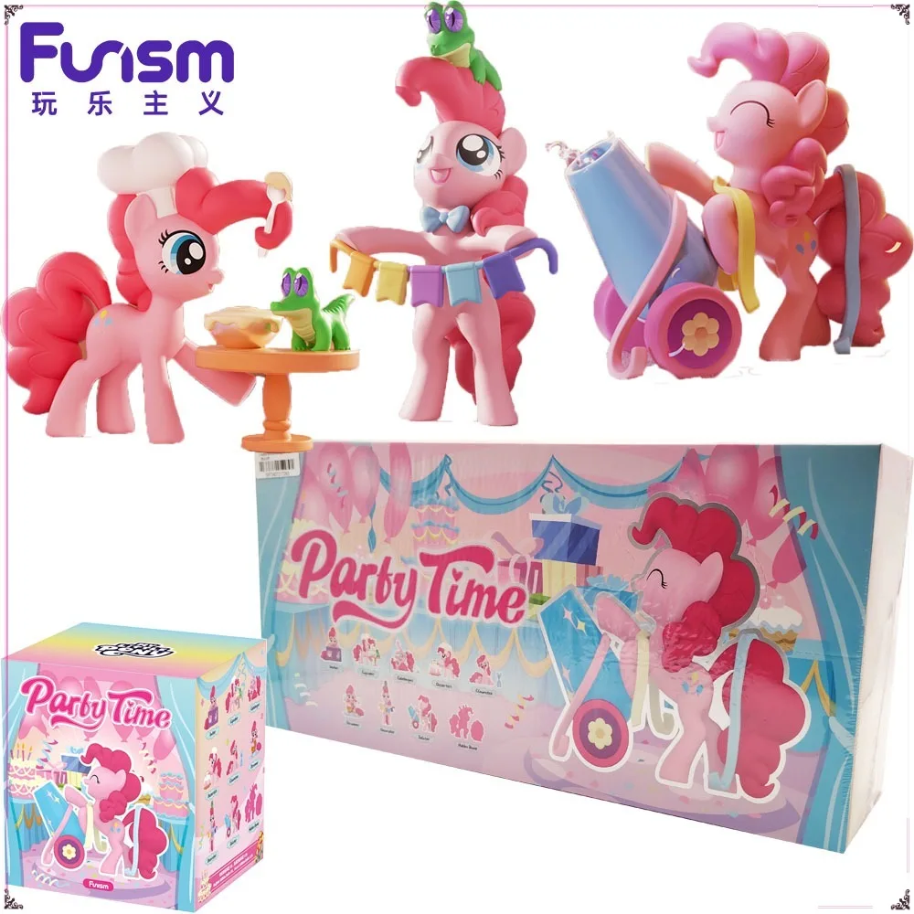 

FUNISM My Little Pony Party Time Series слепая коробка милый аниме Pinkie Pie мультфильм коллекционные декоры детские игрушки подарки-сюрпризы