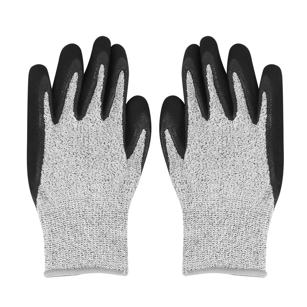 1 Pair Cut Resistant HPPE Gloves Wear Resistant Working Gloves Metal Manufacturing Supplies