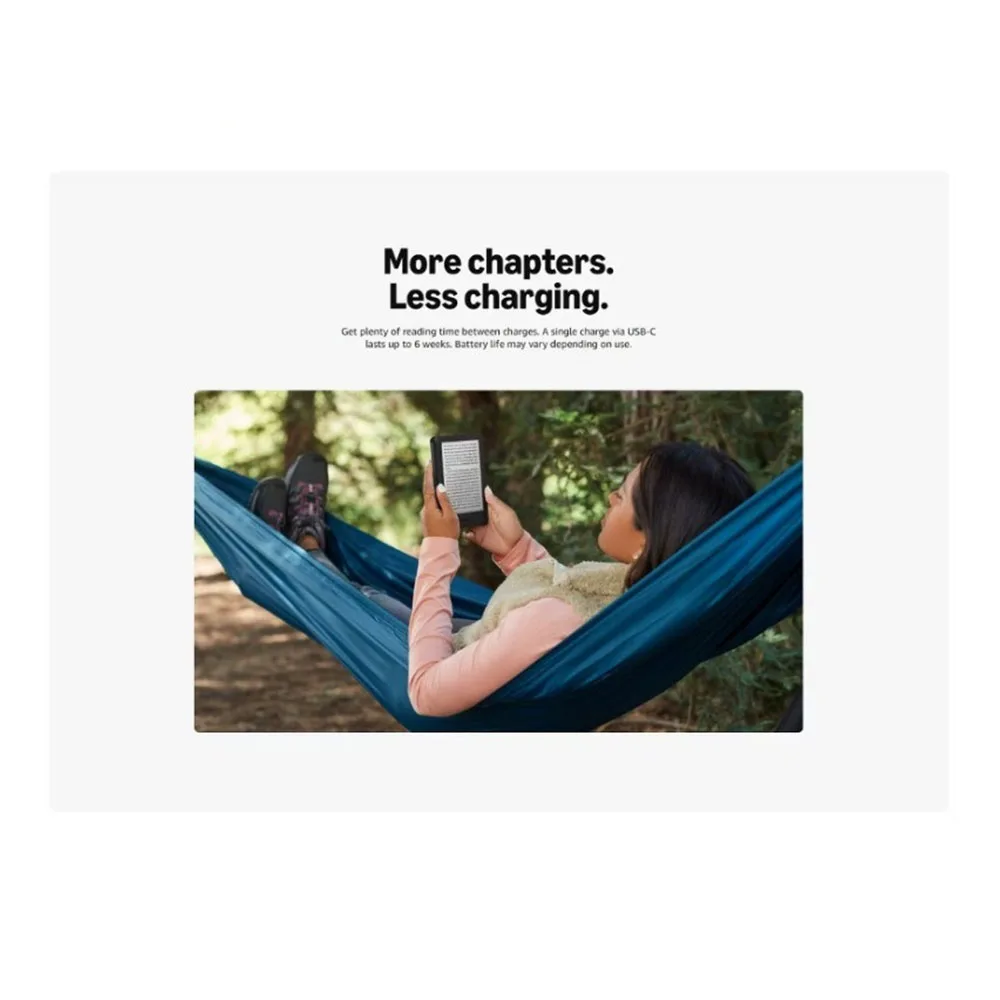 2024 أمازون كيندل 16 جيجابايت قارئ الكتب الإلكترونية 6 بوصة قارئ الكتب الإلكترونية أخف قارئ كتب كيندل المصابيح الأمامية القابلة للتعديل #6