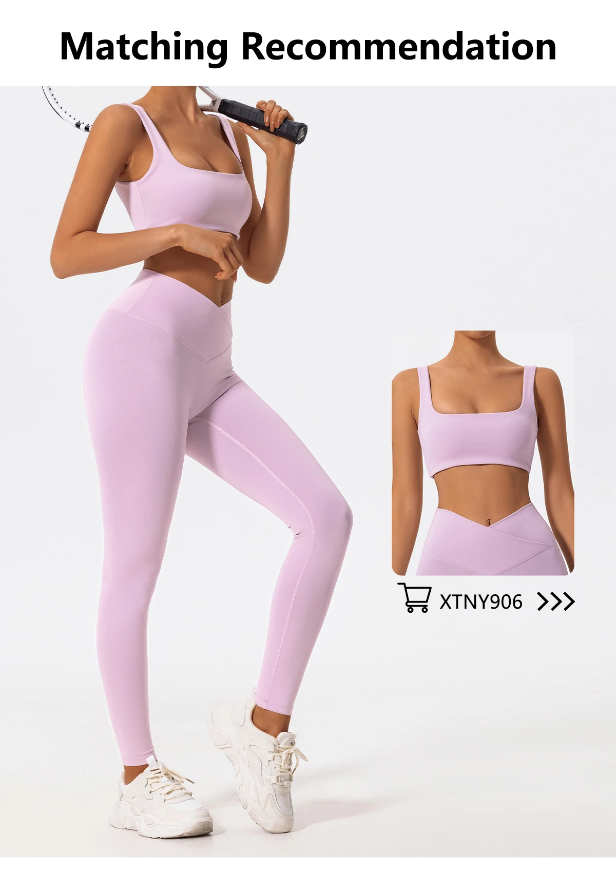 Hearuisavy Cross Taille Workout Leggings Frau Weiche Yoga Hosen Lauf Gym Enge Hosen Push-Up Hohe Taille Sport Leggings Frauen – Detail 4