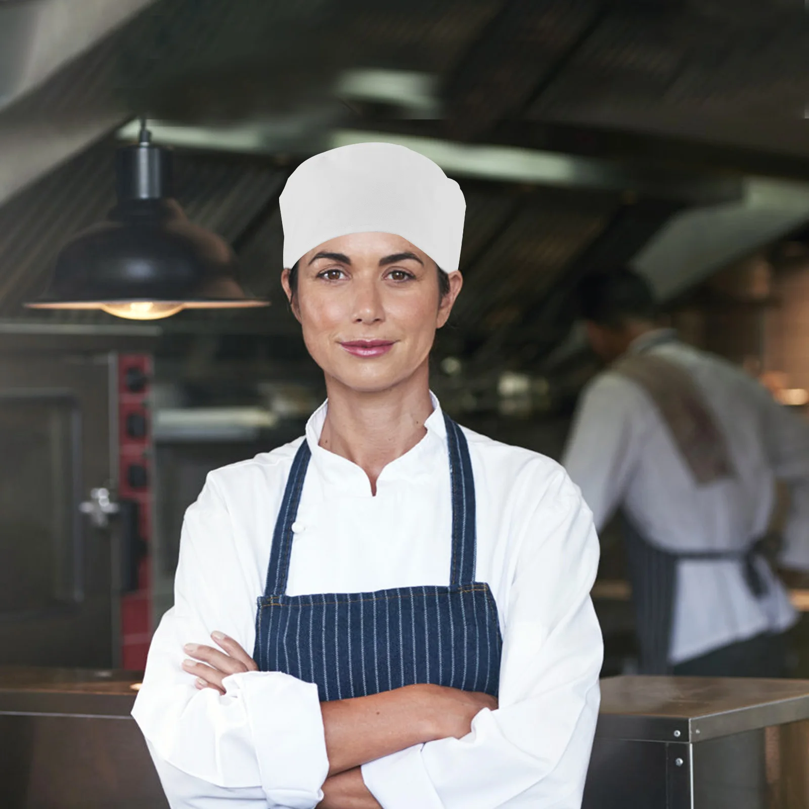 Chapeau de Chef en coton respirant, casquette de travail pour la cuisine, la cuisine, le Restaurant, la boulangerie, sécurité, Protection solaire, résistant à la poussière et à l'huile, confortable