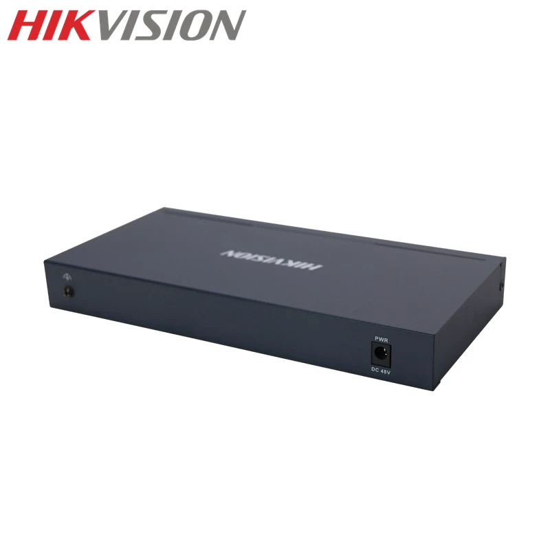 HIKVISION PoE Switch DS-3E0510P-E 9 poorten 10/100/1000 Mbps Metaal Materiaal voor 8CH NVR en CCTV IP-camera's 802.3at 802.3af