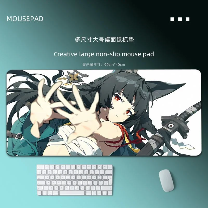 Zenless Zone Zero Hoshimi Miyabi Game Mouse Pad Oversize Offices