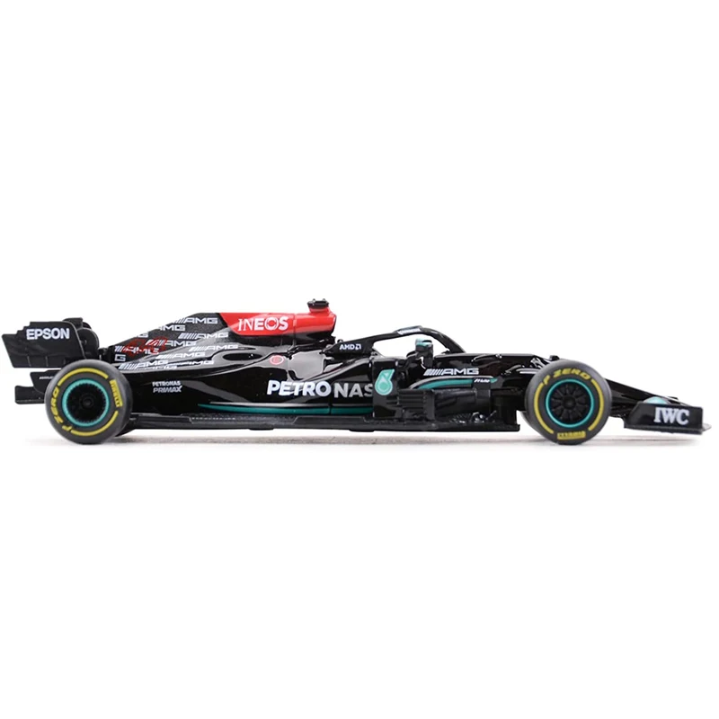 Bburago 1:43 F1 W12 Hamilton #44 Bottas #77 Mercedes-AMG Racing Model Simulation Car Alloy Toy Collection Gift