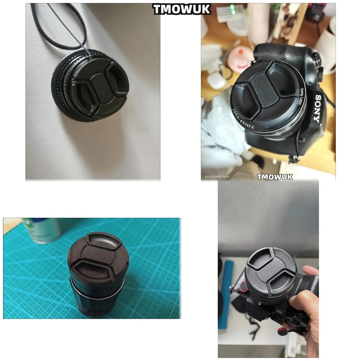 For FUJIFILM X-H2S X-T4 X-T5 X-E5 X-T100 X-M1 X-Pro2 X-T30 X-A5 X-A20 Camera Lens Cap Protective Cover Center Pinch Snap-on 49mm