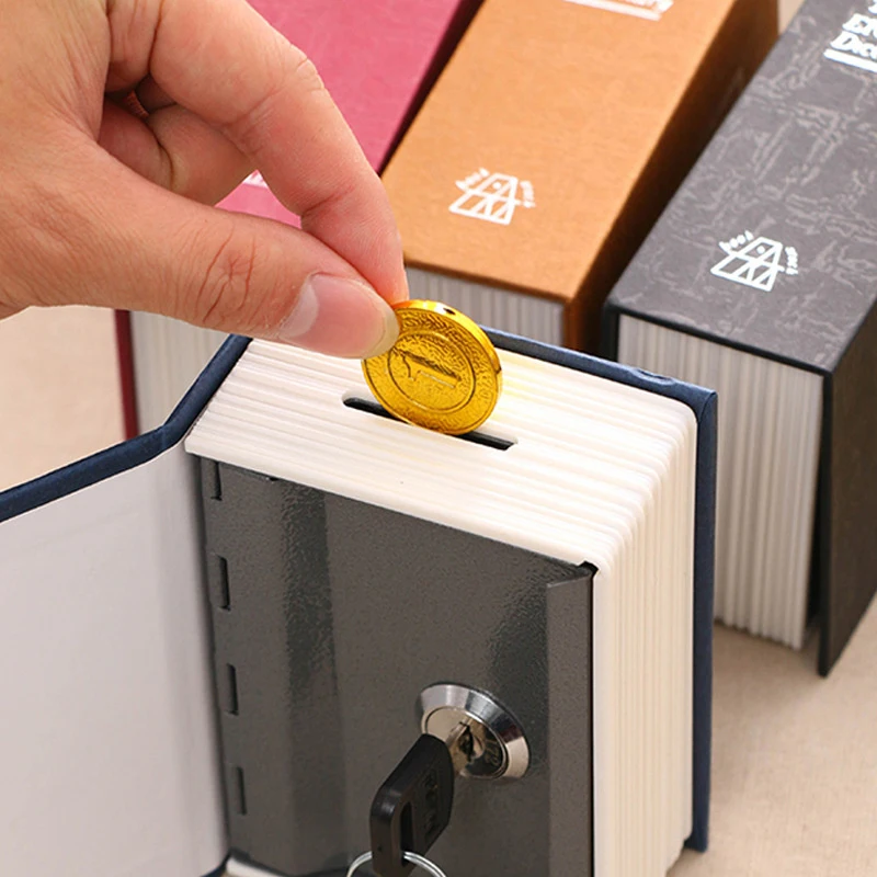 Money Hidden Secret Safe Key Safe Box Cash Money Coin Storage Jewellery Lock Box Dictionary Mini Book Safe Security Key Locker