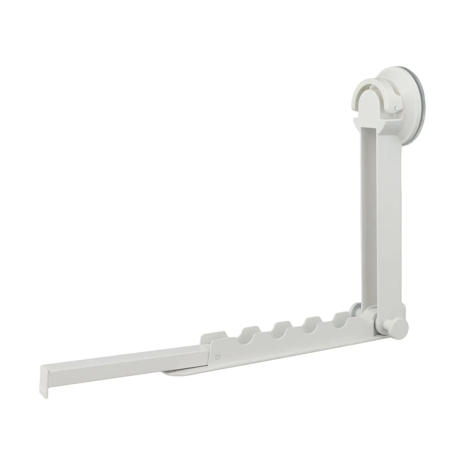 

Easy Install Drying Rack Multi-functional Space-Saving Rack Suction Cup Clothes Rack Lightweight Aluminum Alloy