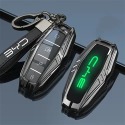 Car Key Cover Smart Remote Key Case for BYD Tang DM 2018 Key Bag Auto Accessories Keychain Keyring Key Covers