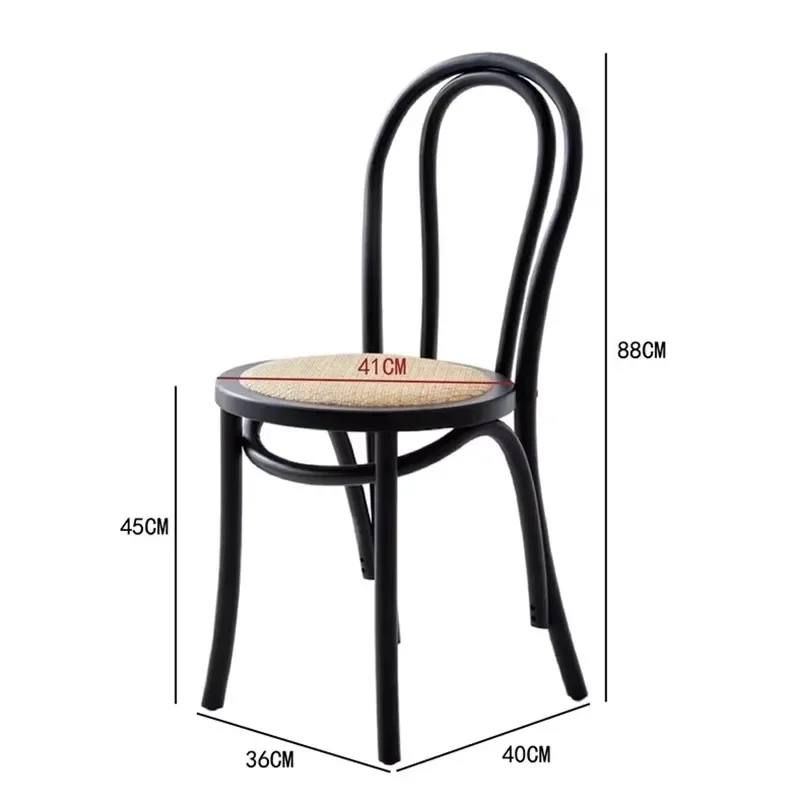 

Vintage Modern Dining Chairs European Beauty Trendy Ergonomic Dining Chairs Nordic Black Sillas Comedor Kitchen Furniture