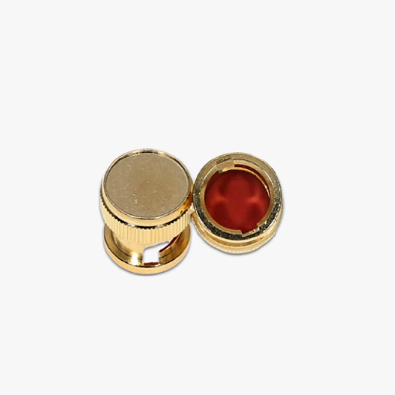 High Fidelity Pure Copper Gold-Plated BNC Connector Socket With Shield Cover Eliminate Noise Boost Audio Background Clarity For