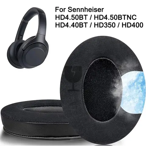 1세트 교체용 이어패드, Sennheiser HD 4.50 BT NC 헤드폰 이어패드 HD 450BT 4.40BT HD4.40BT 이어패드 이어쿠션 호환