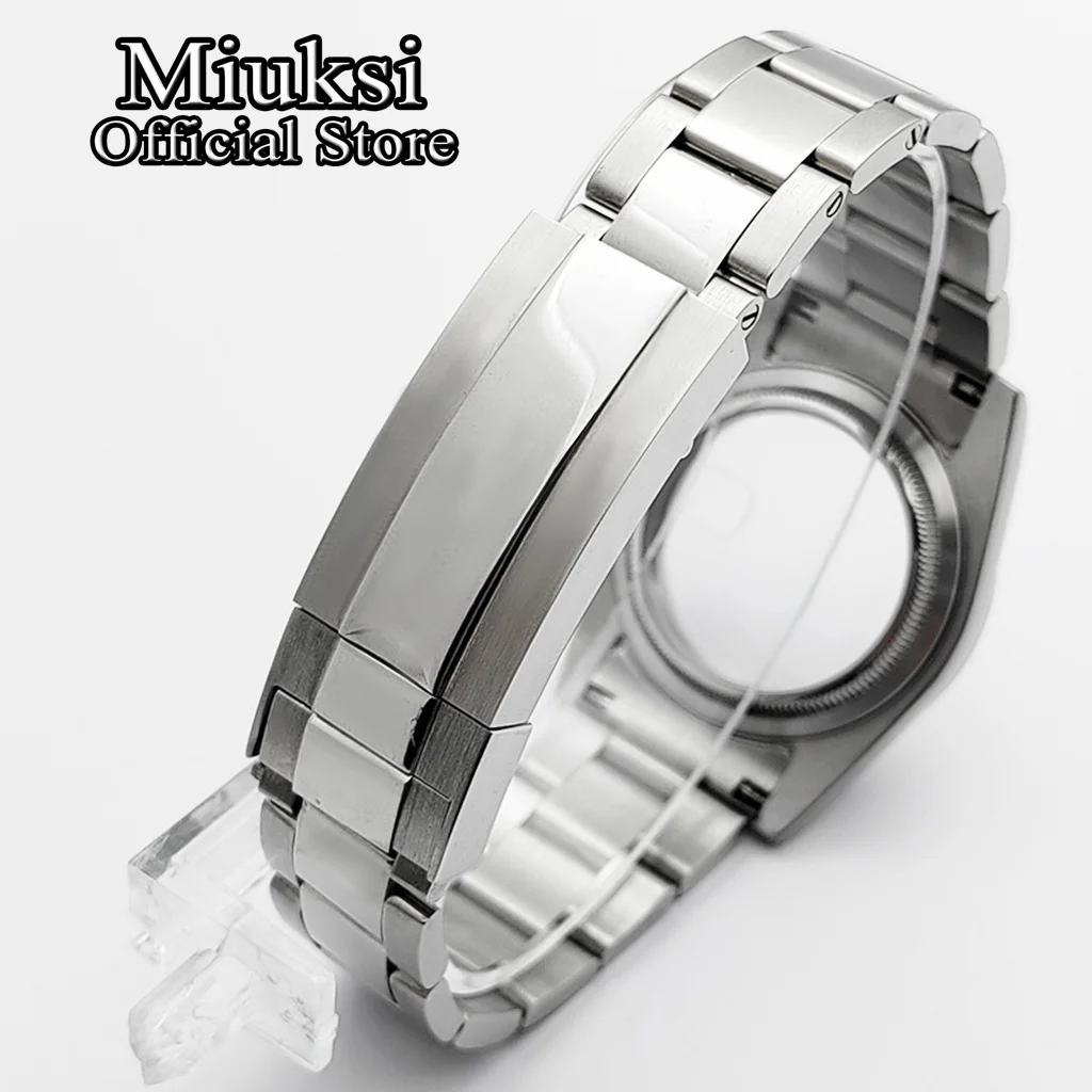 Miuksi 36mm/39mm brushed case sapphire glass fit NH35 NH36 ETA2824 2836 Miyota 8205 8215 821A PT5000 DG2813 3804 movement - view 6
