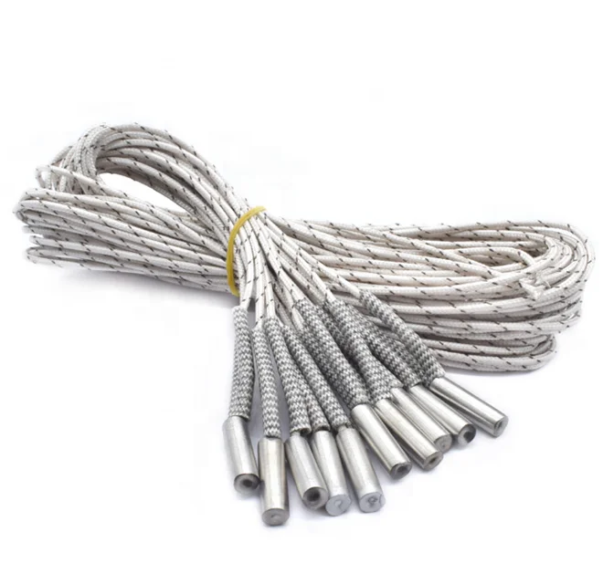 

3D Printer Parts 1m/2m 12V/24V 50W Heating Tube 6*20mm for High Temperature Filament Hotend Kit Heating Pipe