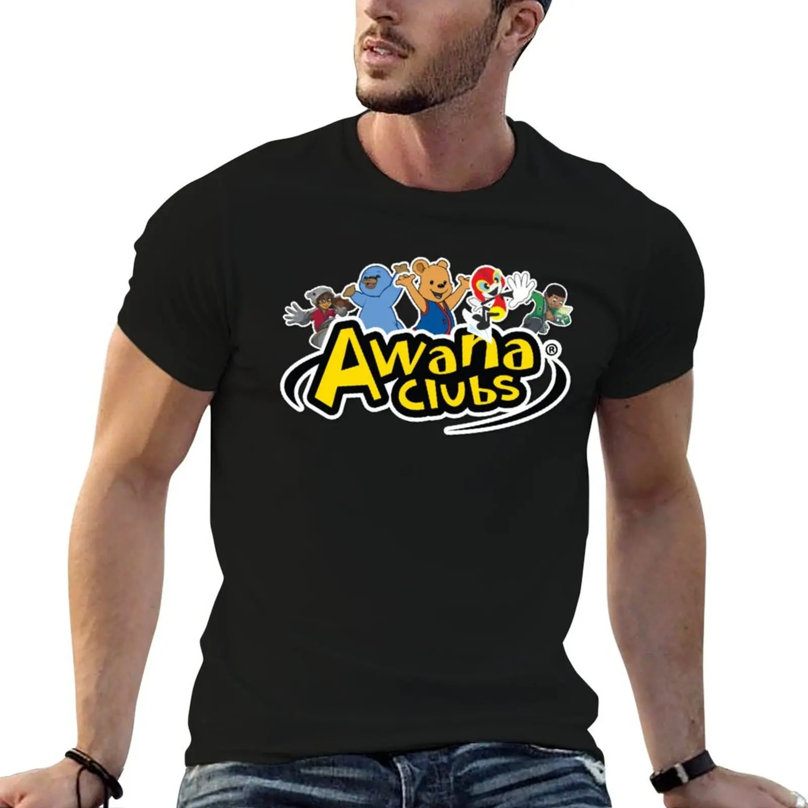 Awana Clubs Official T-Shirt vintage sports fans shirts graphic tee men
