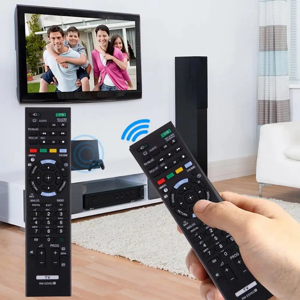 Practical Remote Control English Version Compatible Plastic Fast Response Remote Control Professional TV Remote Switch Accessory