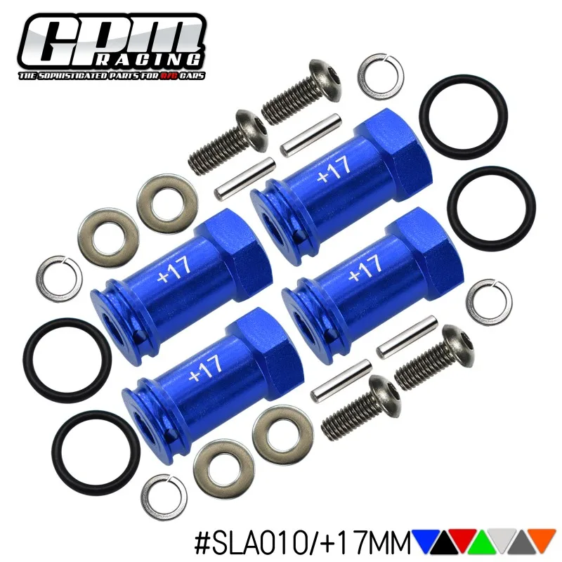 GPM Alloy Hex Adaptor (+17mm) For TRAXXAS 1/10 Slash 4X4