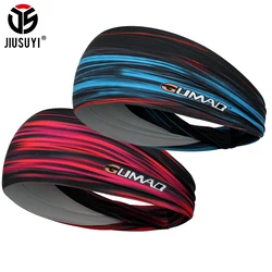 2 sztuk Sport opaska elastyczna opaska do biegania na siłownię i do tenisa Golf pot bandaż Hairband nakrycia głowy akcesoria do włosów mężczyźni kobiety