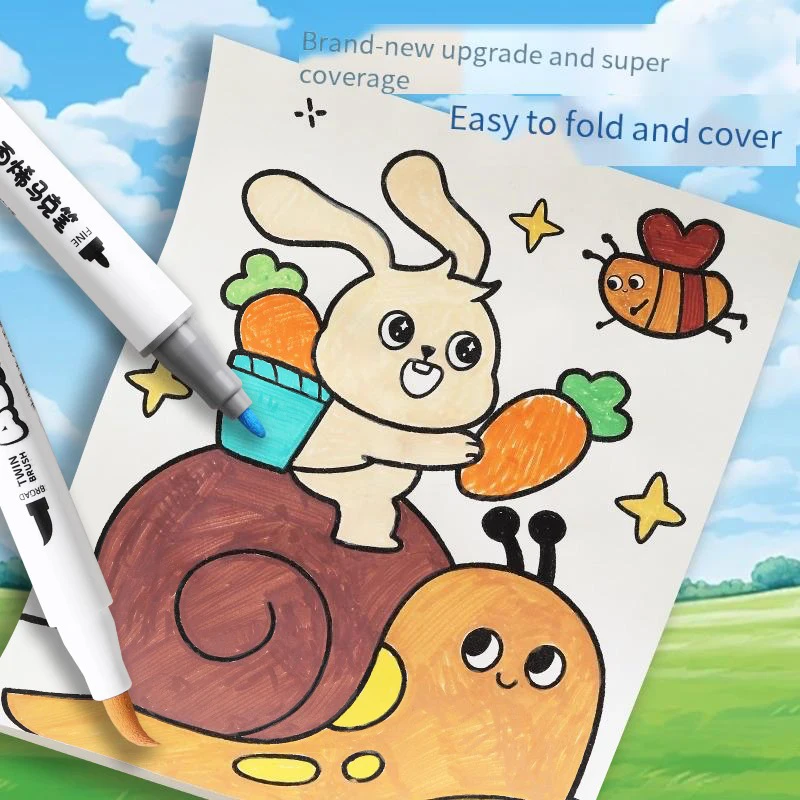 

Hero Acrylic Marker H2031 Hand-Painted Colorful Pen Washable Kidsren's Primary School Students Special Art Watercolorful Pen